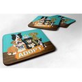 Carolines Treasures Adopt Pets Adoption Foam Coasters, Set of 4 VHA3007FC